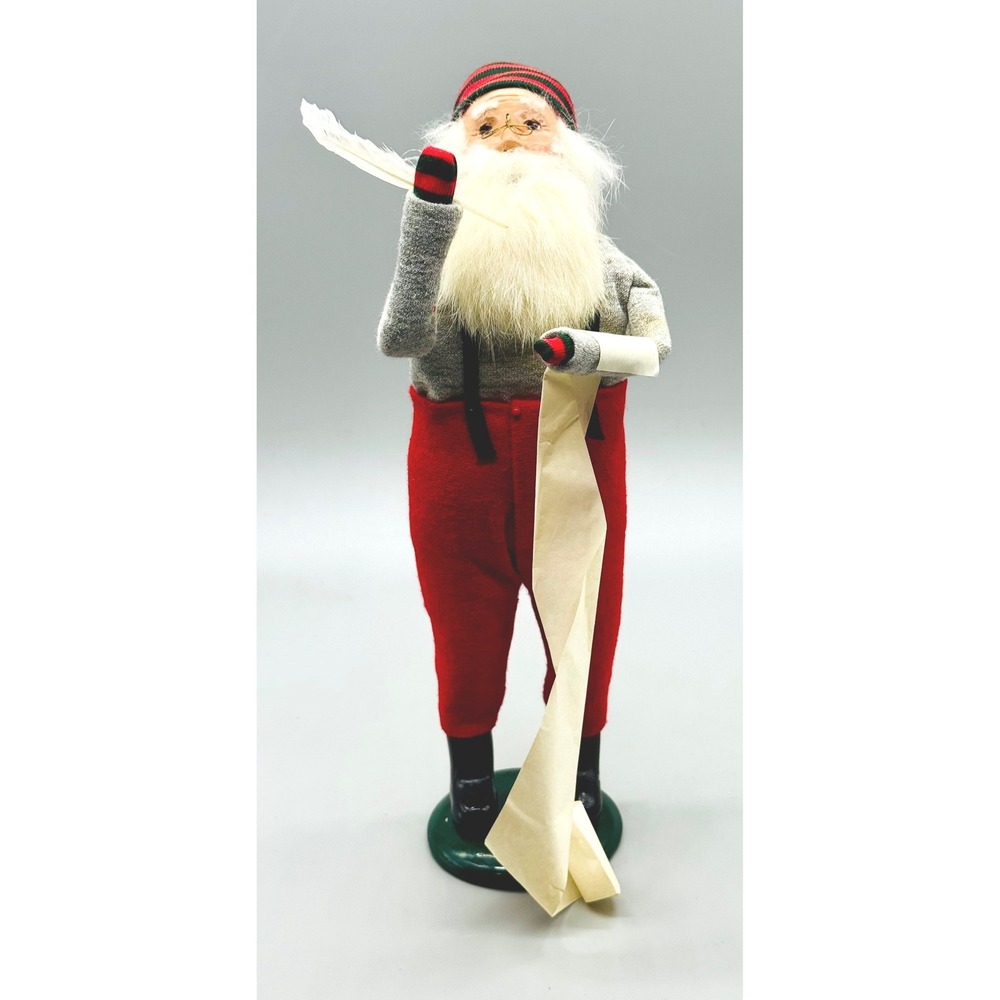 Byers Choice The Carolers Santa Figurine 1988 List and Quill